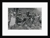 Pilgrims and Indians at First Thanksgiving Dinner by Anonymous