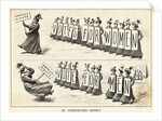 Cartoon of Woman's Suffrage by Anonymous