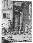 Pillory in Bern Switzerland During 18th Century by Anonymous