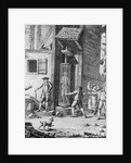 Pillory in Bern Switzerland During 18th Century by Anonymous