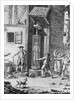 Pillory in Bern Switzerland During 18th Century by Anonymous