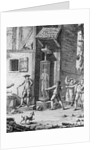 Pillory in Bern Switzerland During 18th Century by Anonymous