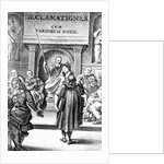 Title Page of Declamationes by Quintilian