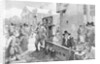 Pillory at Old Boston Town House Square Circa 1657 by Anonymous