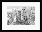 Pillory at Old Boston Town House Square Circa 1657 by Anonymous