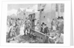 Pillory at Old Boston Town House Square Circa 1657 by Anonymous