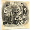 Minister and His Family Singing Hymns from Books by Anonymous