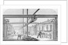 Woodcut Illustration of Steam Boiler and Fire Room in Philadelphia Factory by Anonymous