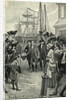 Illustration of Benjamin Franklin's Return to Philadelphia by Benjamin West Clinedinst
