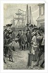 Illustration of Benjamin Franklin's Return to Philadelphia by Benjamin West Clinedinst