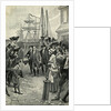 Illustration of Benjamin Franklin's Return to Philadelphia by Benjamin West Clinedinst