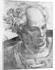 Detail of The Prophet Joel from the Sistine Chapel Ceiling Fresco Series by Michelangelo