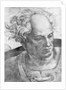 Detail of The Prophet Joel from the Sistine Chapel Ceiling Fresco Series by Michelangelo