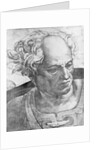 Detail of The Prophet Joel from the Sistine Chapel Ceiling Fresco Series by Michelangelo