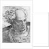 Detail of The Prophet Joel from the Sistine Chapel Ceiling Fresco Series by Michelangelo
