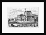 Illustration of the Festspielhaus in Bayreuth by Anonymous