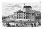 Illustration of the Festspielhaus in Bayreuth by Anonymous