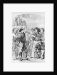 Woodcut of Early British Navy Men by Anonymous