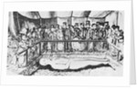 Illustration of People Observing the Cardiff Giant by Anonymous