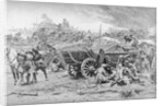Print of an Army Camp During the Thirty Years War by Anonymous