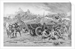Print of an Army Camp During the Thirty Years War by Anonymous