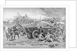 Print of an Army Camp During the Thirty Years War by Anonymous