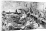 Illustration of 19th Century Lodging in the Bowery by Anonymous