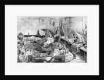 Illustration of 19th Century Lodging in the Bowery by Anonymous