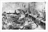 Illustration of 19th Century Lodging in the Bowery by Anonymous