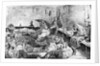 Illustration of 19th Century Lodging in the Bowery by Anonymous