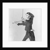 Nicolo Paganini Playing Violin by Anonymous