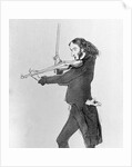 Nicolo Paganini Playing Violin by Anonymous