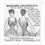 Woman Displaying Corset by Anonymous
