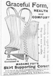 Advertisement for Madame Foy's Skirt Supporting Corset by Anonymous