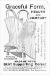 Advertisement for Madame Foy's Skirt Supporting Corset by Anonymous