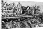 Illustration of Robert Clive Fighting the Prince of Bengal by Anonymous