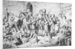 Pestalozzi Among the Orphans by Anonymous