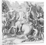 A. Stohuber - Joshua Riding on His Horse by Anonymous