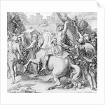 A. Stohuber - Joshua Riding on His Horse by Anonymous