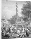 Merry Makers Dancing Around May Pole by Anonymous