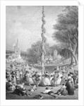 Merry Makers Dancing Around May Pole by Anonymous