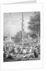 Merry Makers Dancing Around May Pole by Anonymous