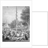 Merry Makers Dancing Around May Pole by Anonymous