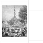 Merry Makers Dancing Around May Pole by Anonymous