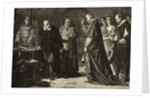 Galileo (Left) Meets with Church Leaders by Anonymous