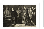 Galileo (Left) Meets with Church Leaders by Anonymous