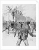 Railroad Strikers Displaying Negative Actions by Anonymous