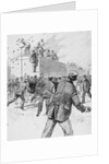 Railroad Strikers Displaying Negative Actions by Anonymous