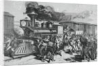 Railroad Strikers Displaying Negative Actions by Anonymous