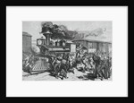 Railroad Strikers Displaying Negative Actions by Anonymous